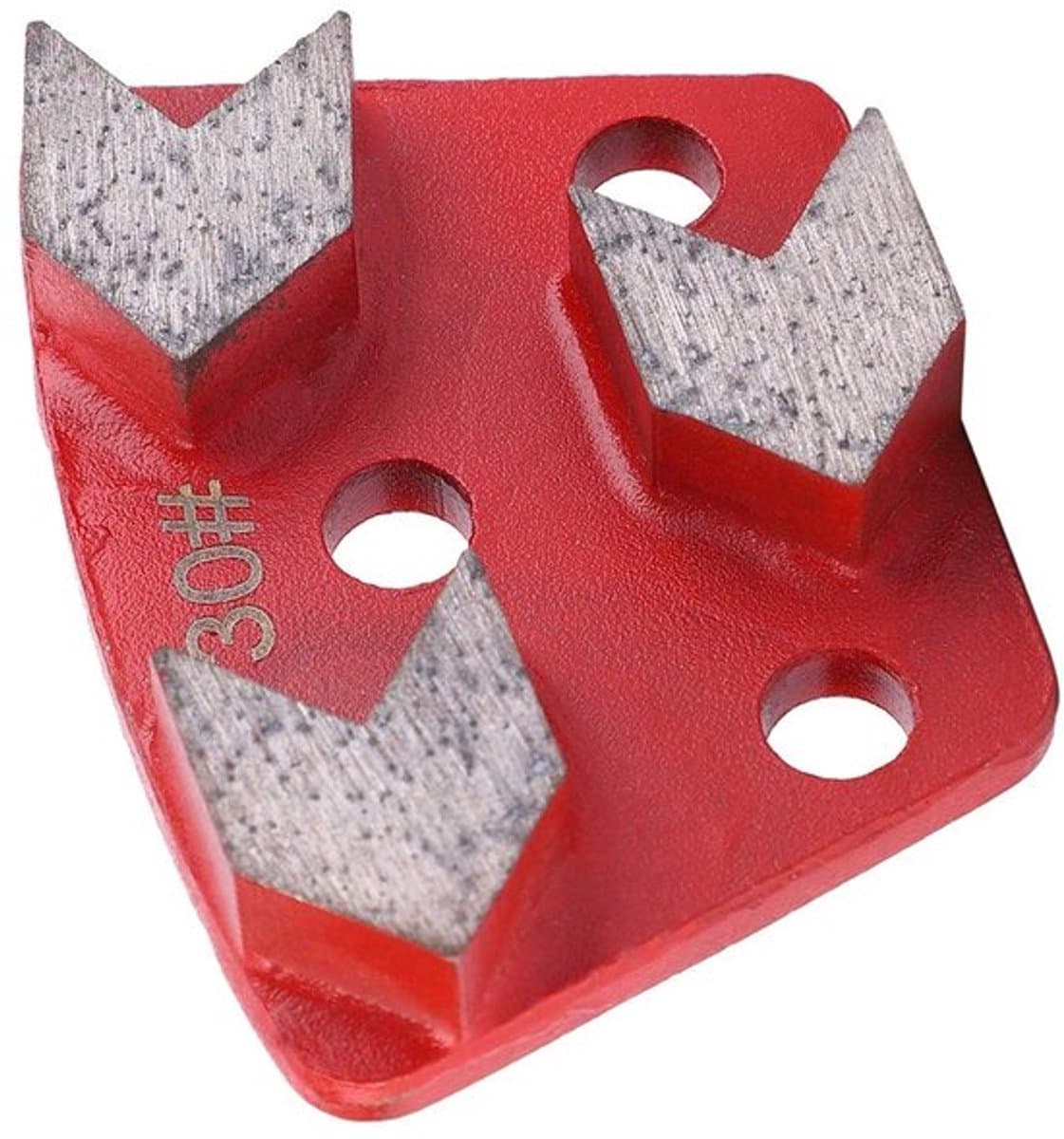 Dailygoody - Trapezium Slijpen Segment - Diamant Vloer Slijpen Pad - 3 Stuks