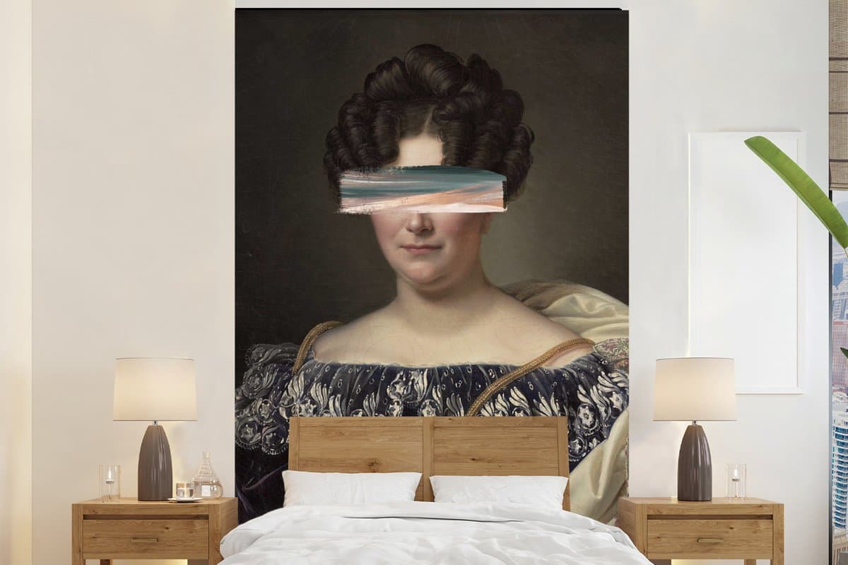 Behang - Fotobehang Johanna Henriette Engelen - Dubois Drahonet - Pastel - Breedte 225 cm x hoogte 350 cm