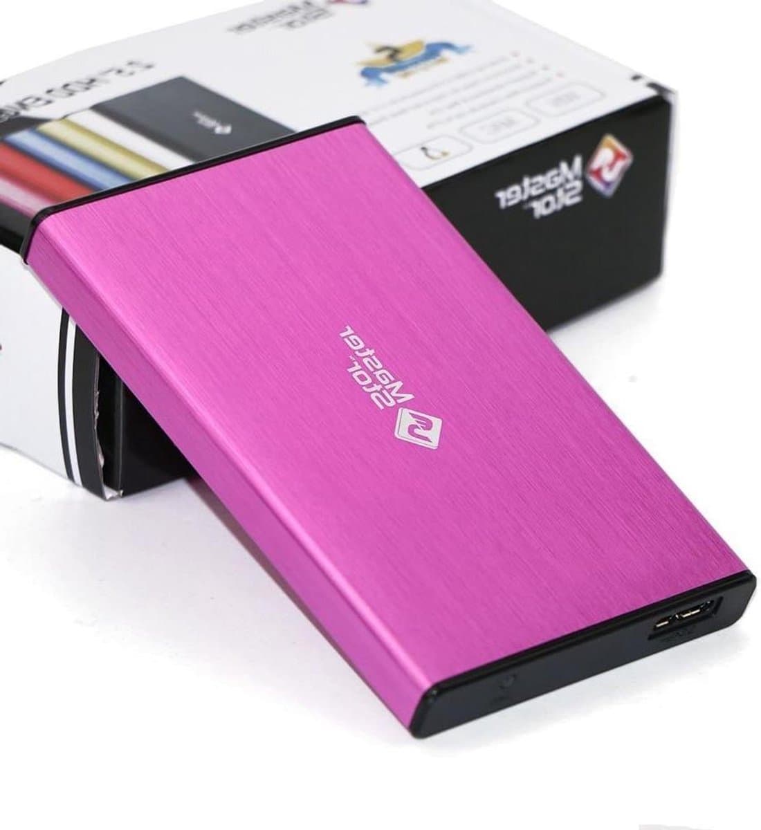 Externe Harde Schijf - Draagbare Opslag - Bestanden Overzetten - Super Snelle USB 3.0 - 500 GB - Roze