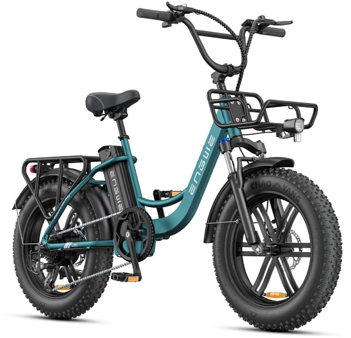 ENGWE L20 Boost E-Bike -20 inch - 126km actieradius - 250W motor - 624Wh lithium‑ion Accu - SHIMANO 7‑speed- groen
