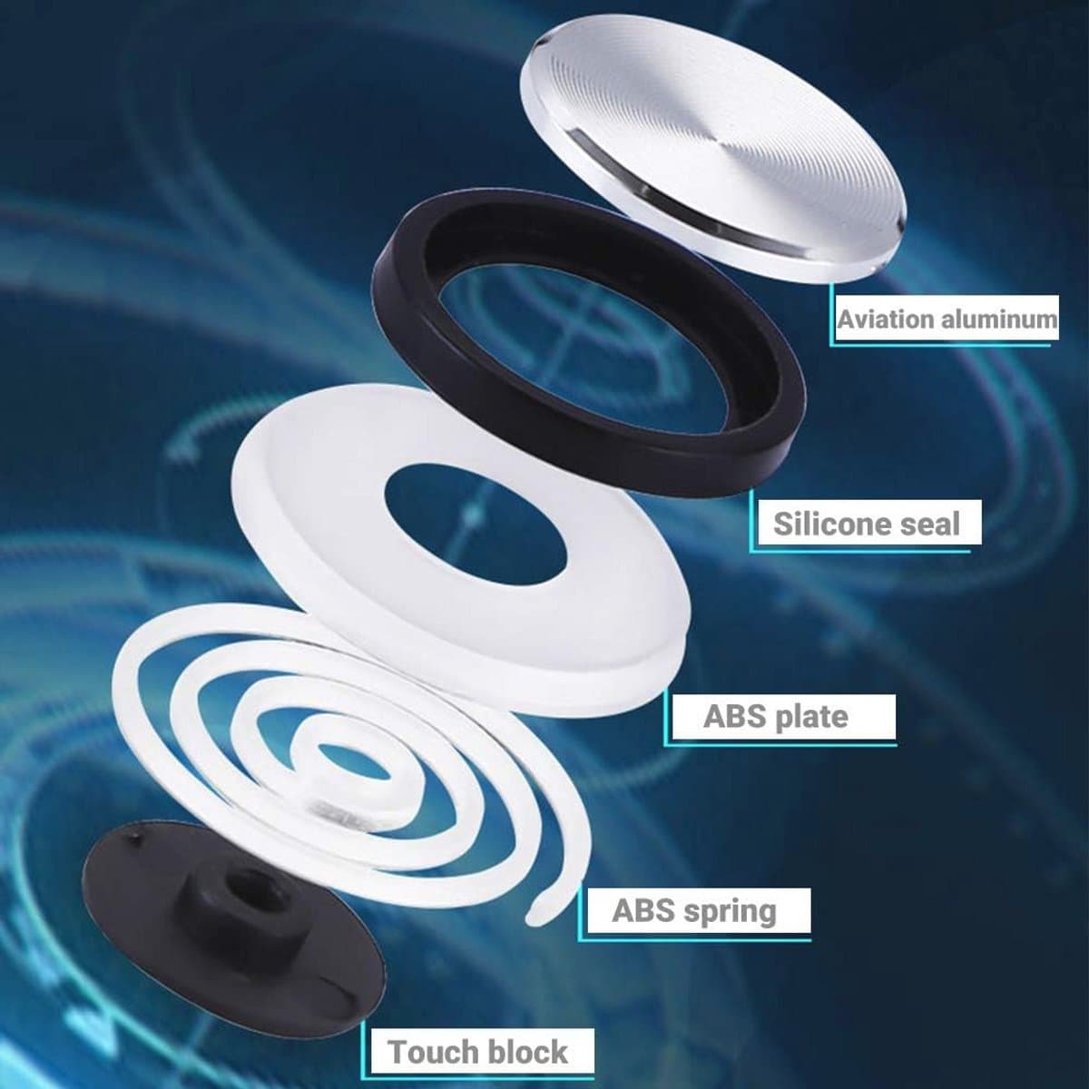 Mini mobiele telefoon joystick gaming controller voor Android iOS smartphone tablet - 360 graden