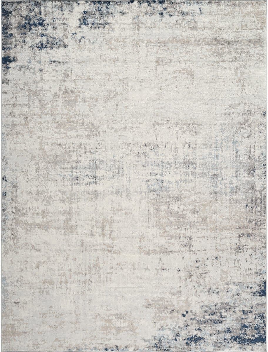 SURYA - ALIX Modern Abstract Blauw Tapijt