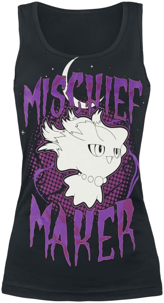 Pokémon Traunfugil - Nocturnal Mischief Dames Top - zwart - S