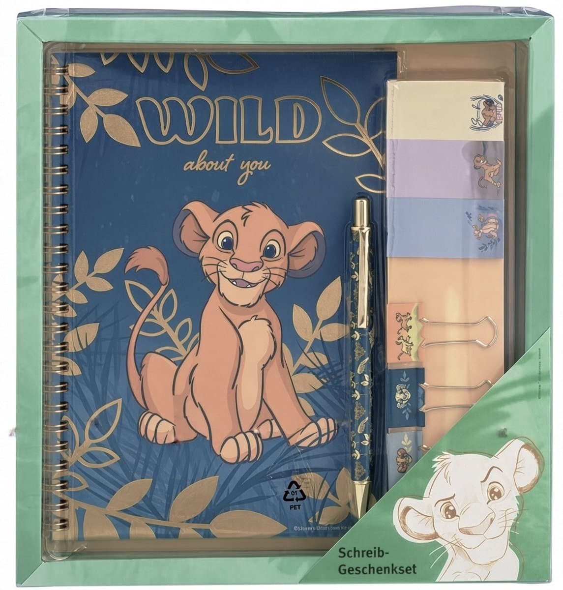 Lion King schrijfset / geschenkset (8-delig)