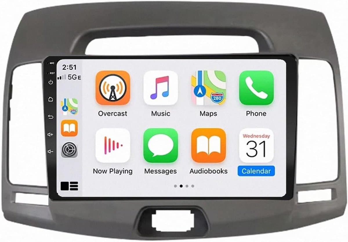 Navigatiesysteem Auto - GPS Systeem - Reizen Navigeren - Wereldkaart Updates Wifi - 4 Kern 2GB 32GB - Zwart