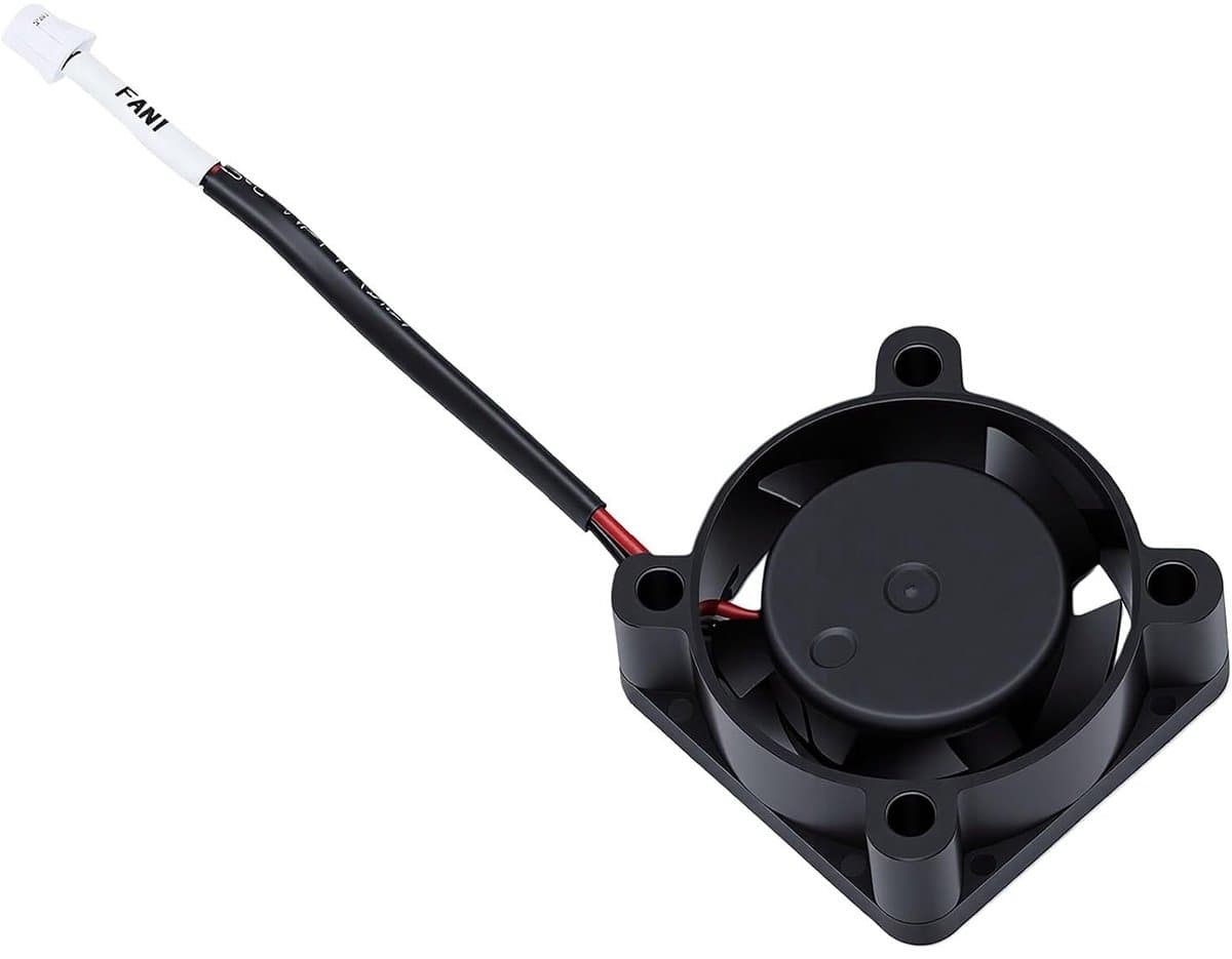 Koelventilator - Axiale ventilator - 3D Printer Koeling - Hydraulisch Lager - 25x10mm - Zwart