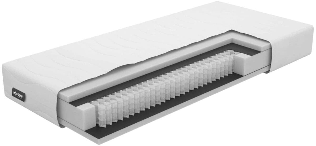 Mörgenn Cambridge Hybrid Matras - Pocketverting + Hybride Schuim Matras - 3D Band - Medium Ligcomfort - 21cm dik - 180x220 cm