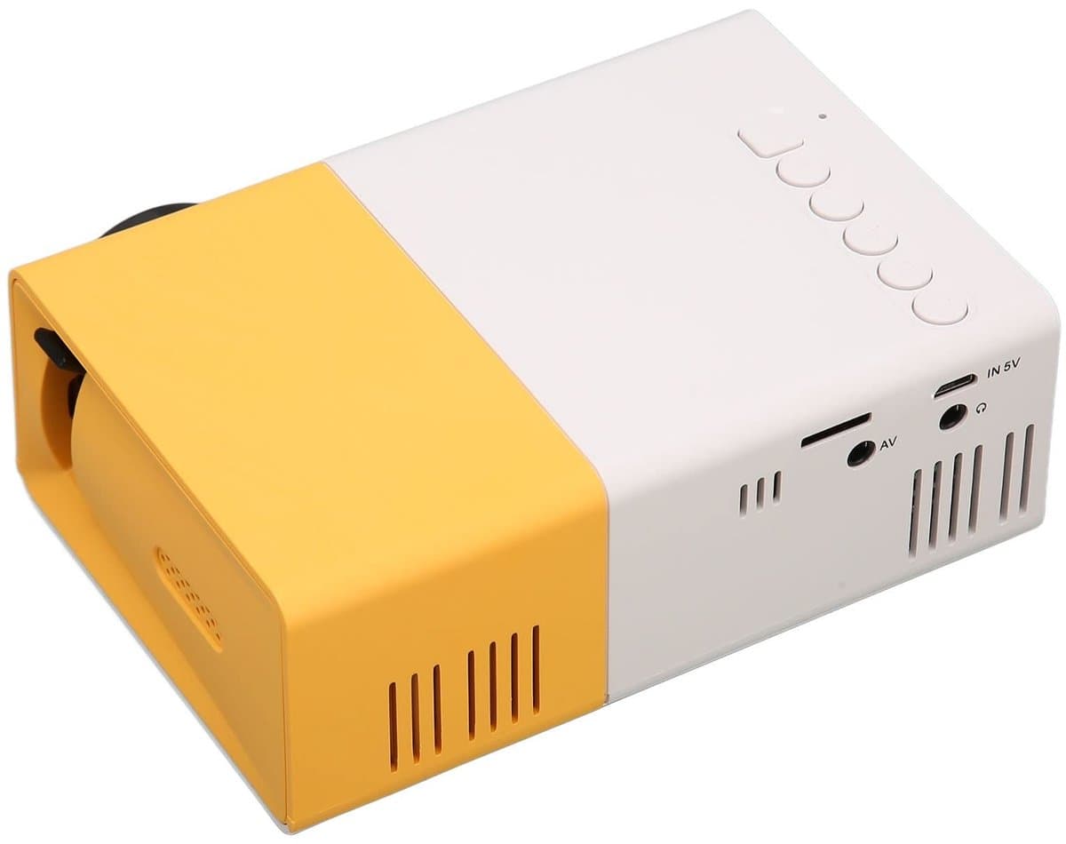 aladdien - Mini Projector - Draagbare Film Projector - Smart HD 1080P - Compact formaat - Voor Laptop Tablet en Telefoon - Multimedia Projector