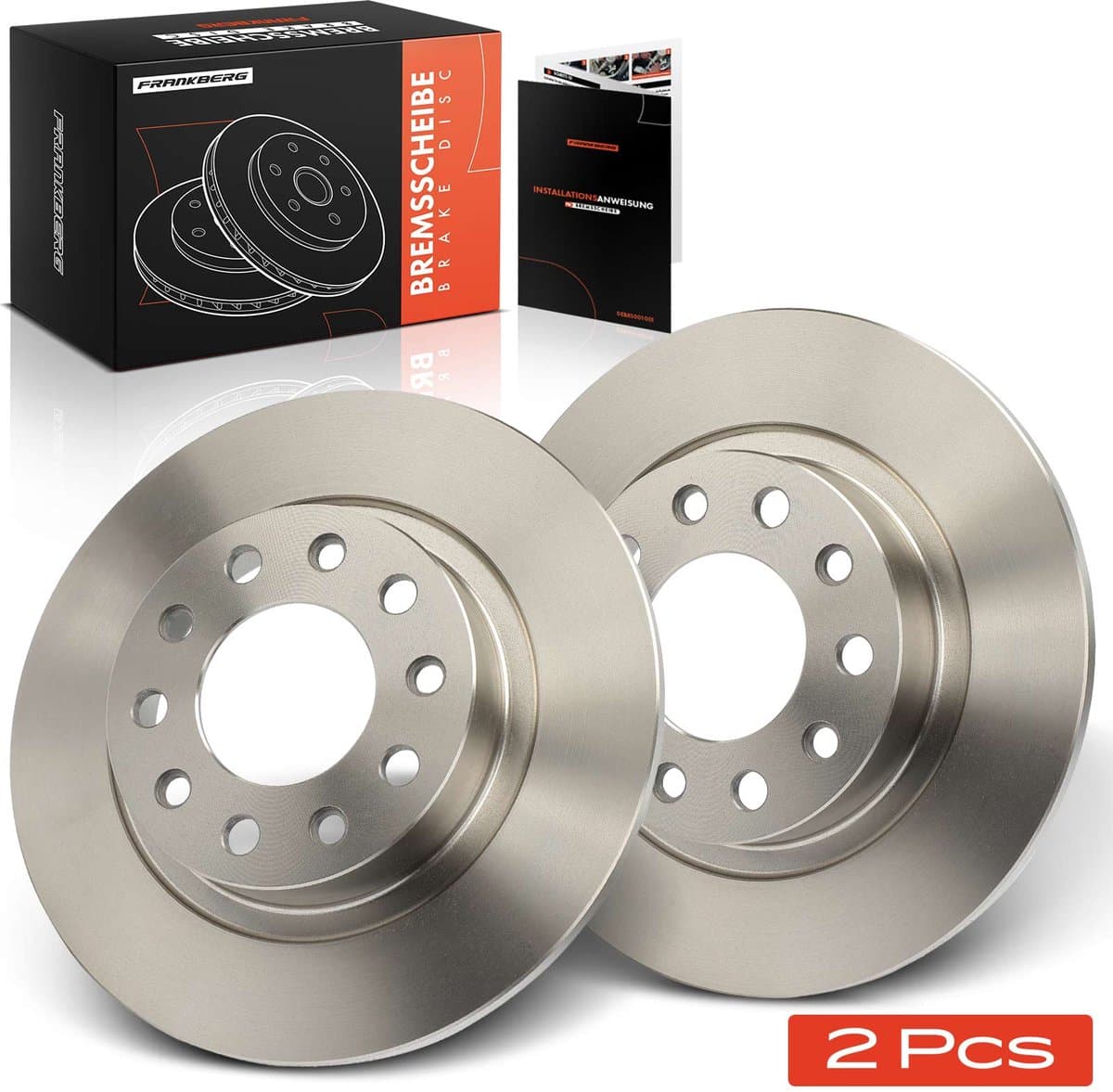 Frankberg 2x Remschijven Achteras voor Alfa Romeo