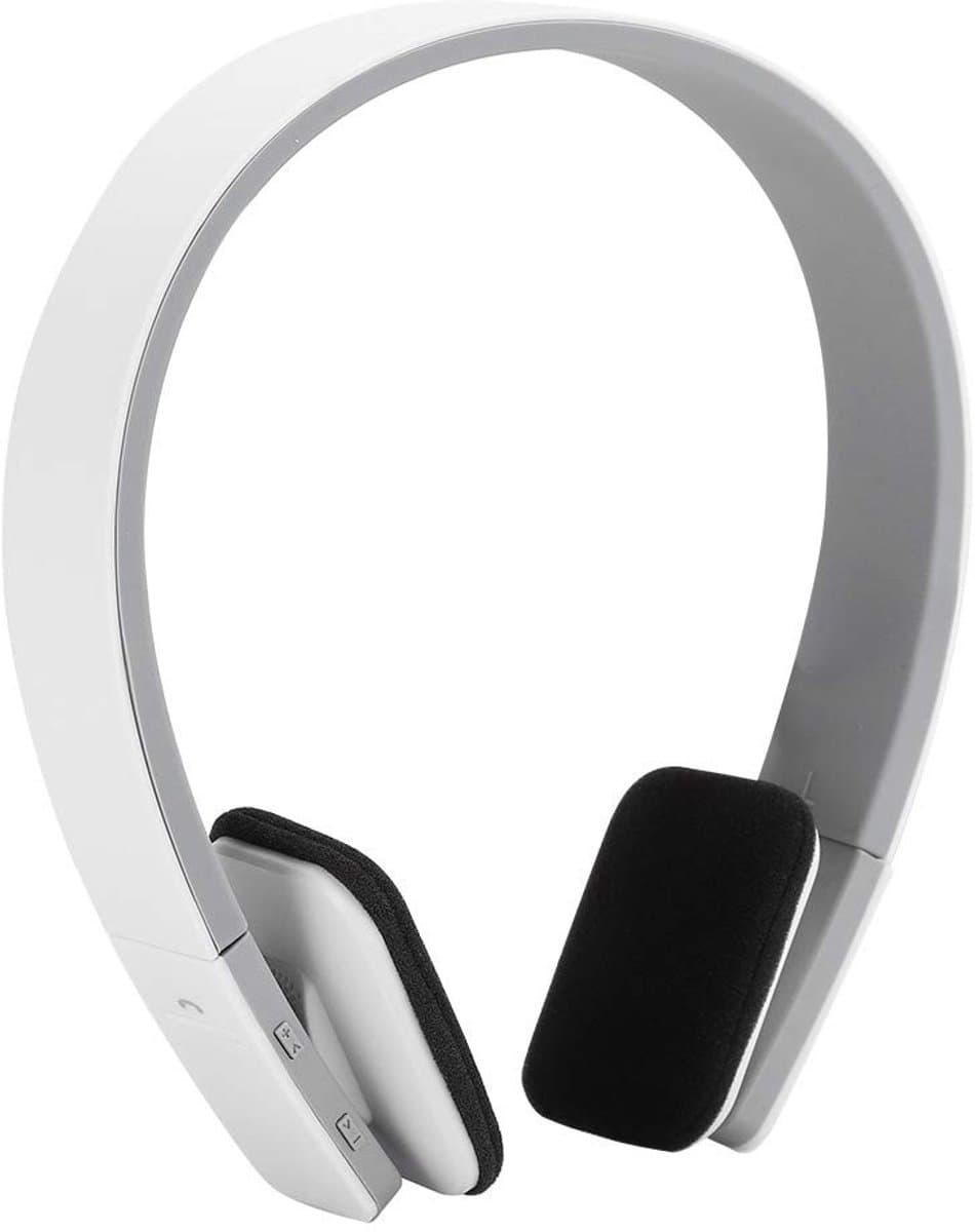 By shayne - Bluetooth-hoofdtelefoon - Draadloze Sportheadset - Zware Bas Audio - Wit - Ingebouwde Microfoon - Geschikt voor Sporters - Model BQ618