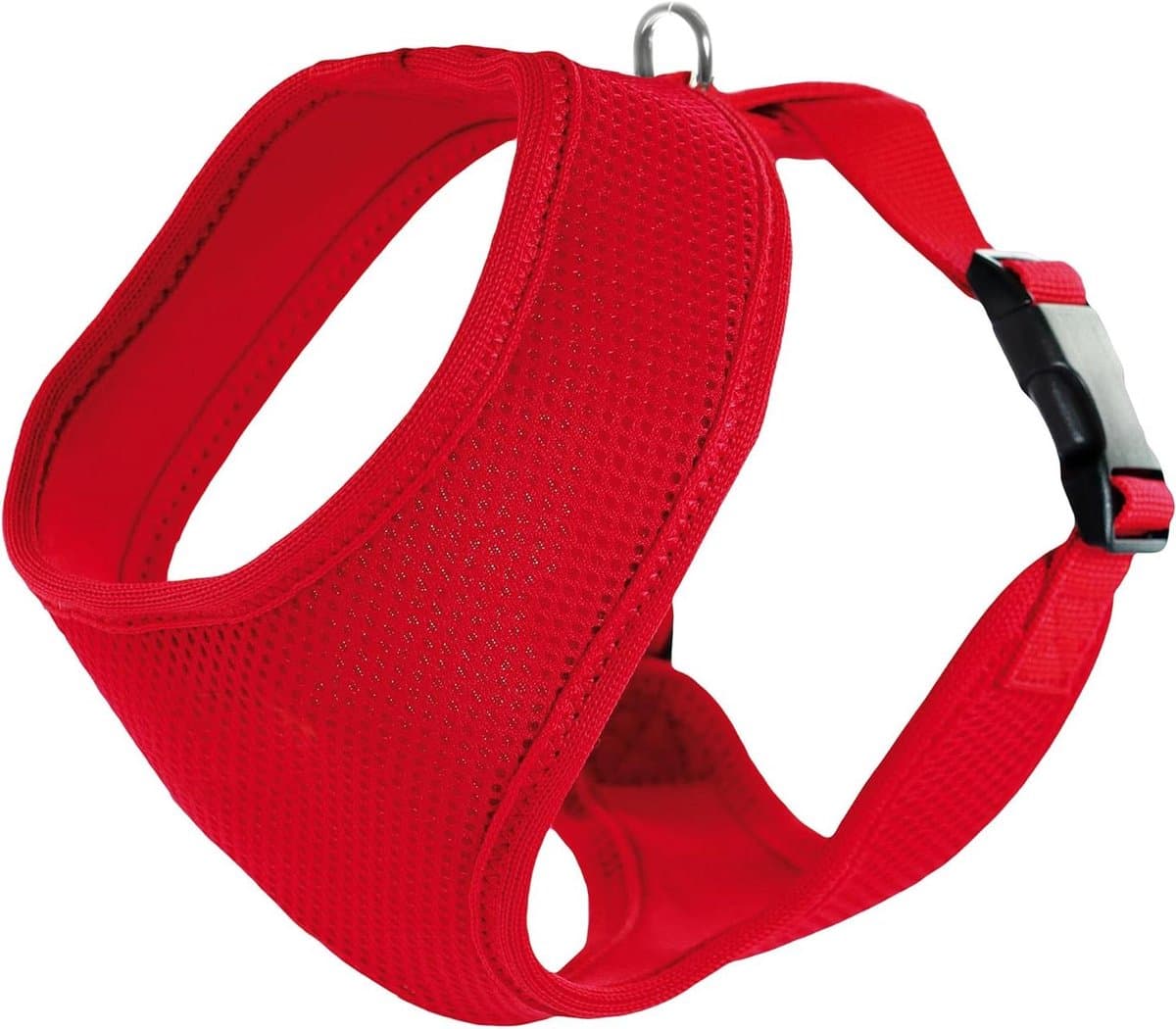 Hondenharnas Nylon - Honden tuigje - Comfortabel wandelen - Ademend en flexibel - 23-41 cm - Rood
