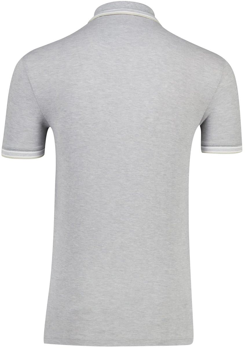 Hugo Boss polo lange mouw grijs