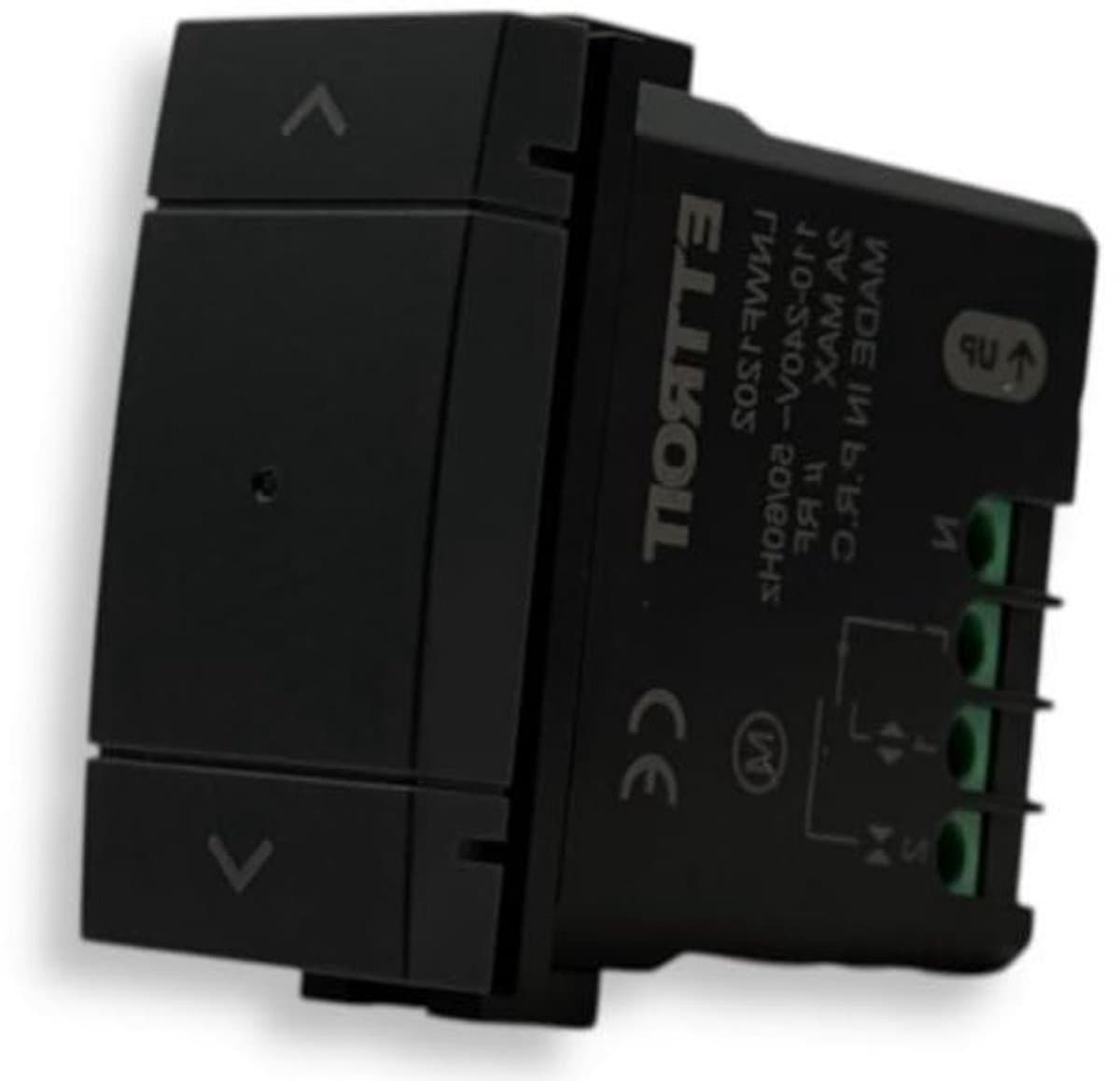 Slimme Schakelaar Module - Wifi Bediening - Rolluiken Besturen - App Bediening - 1 Stuk - Zwart