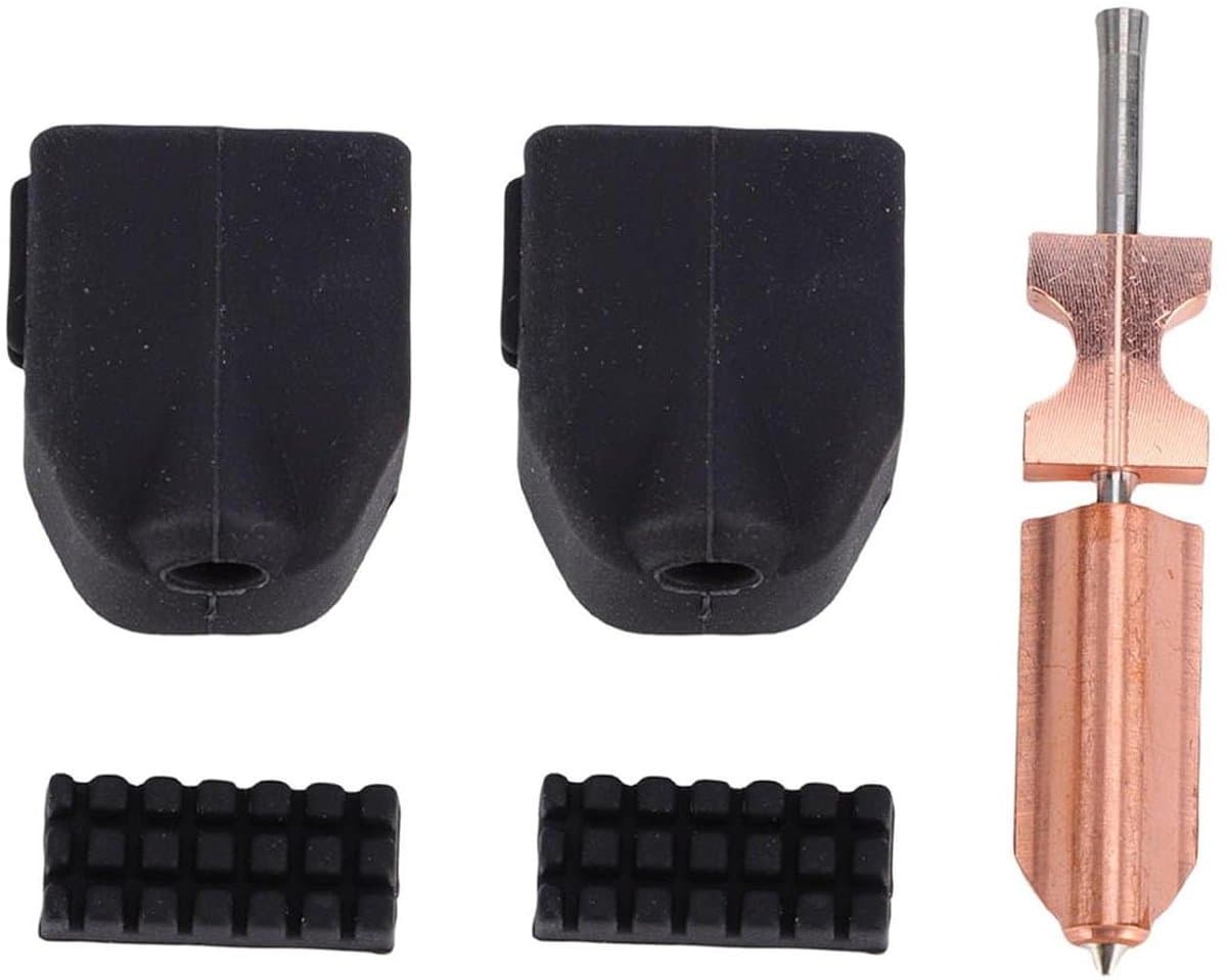 Hotend Mondstuk - Gehard Staal - 3D Printen - Geïntegreerd Ontwerp - 0.4 mm - Zwart