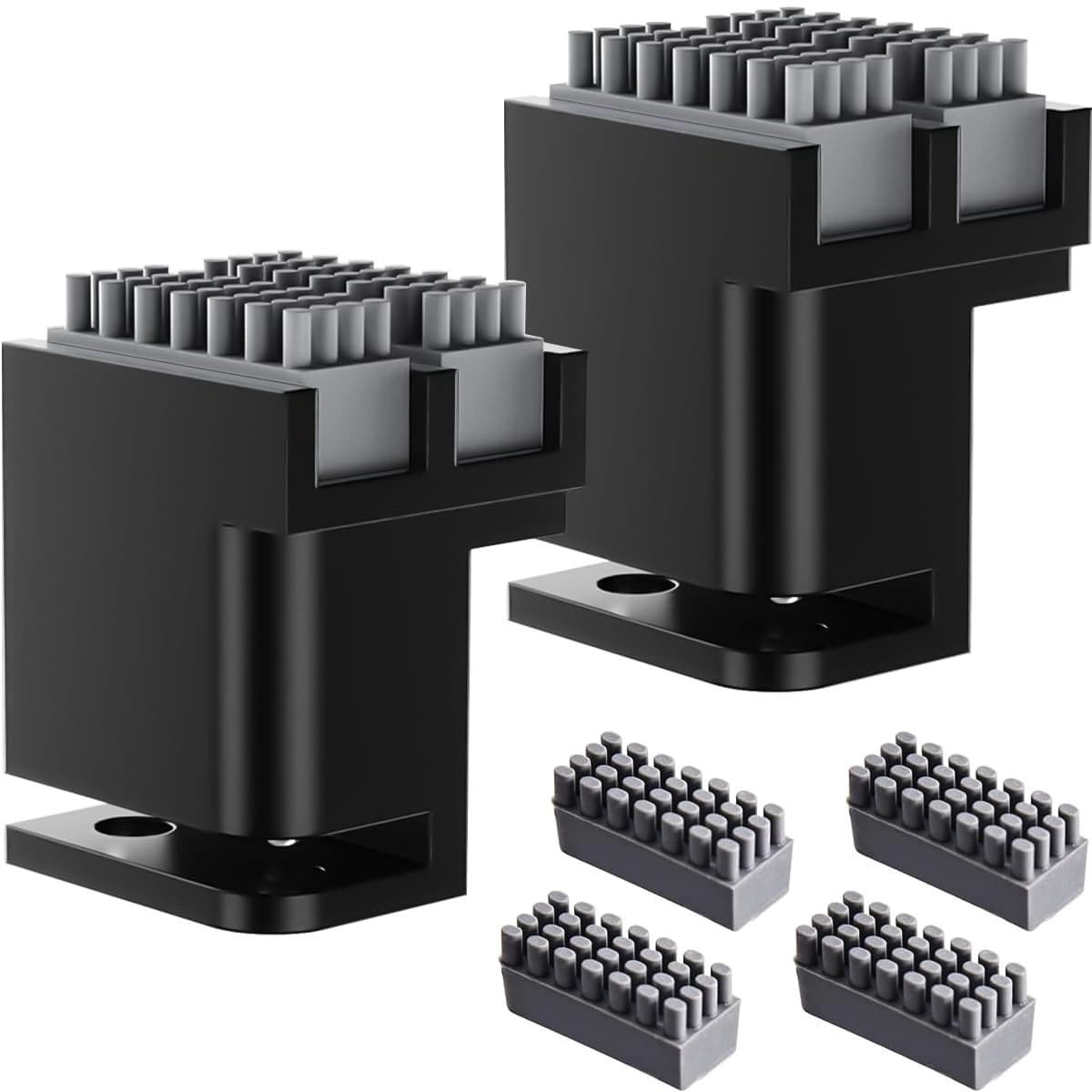 2-delige Panda Mondborstel Set met 4 Extra Siliconen Borstels en Siliconen Schraper voor 3D Printers, Ideaal voor Filament Reiniging en Onderhoud