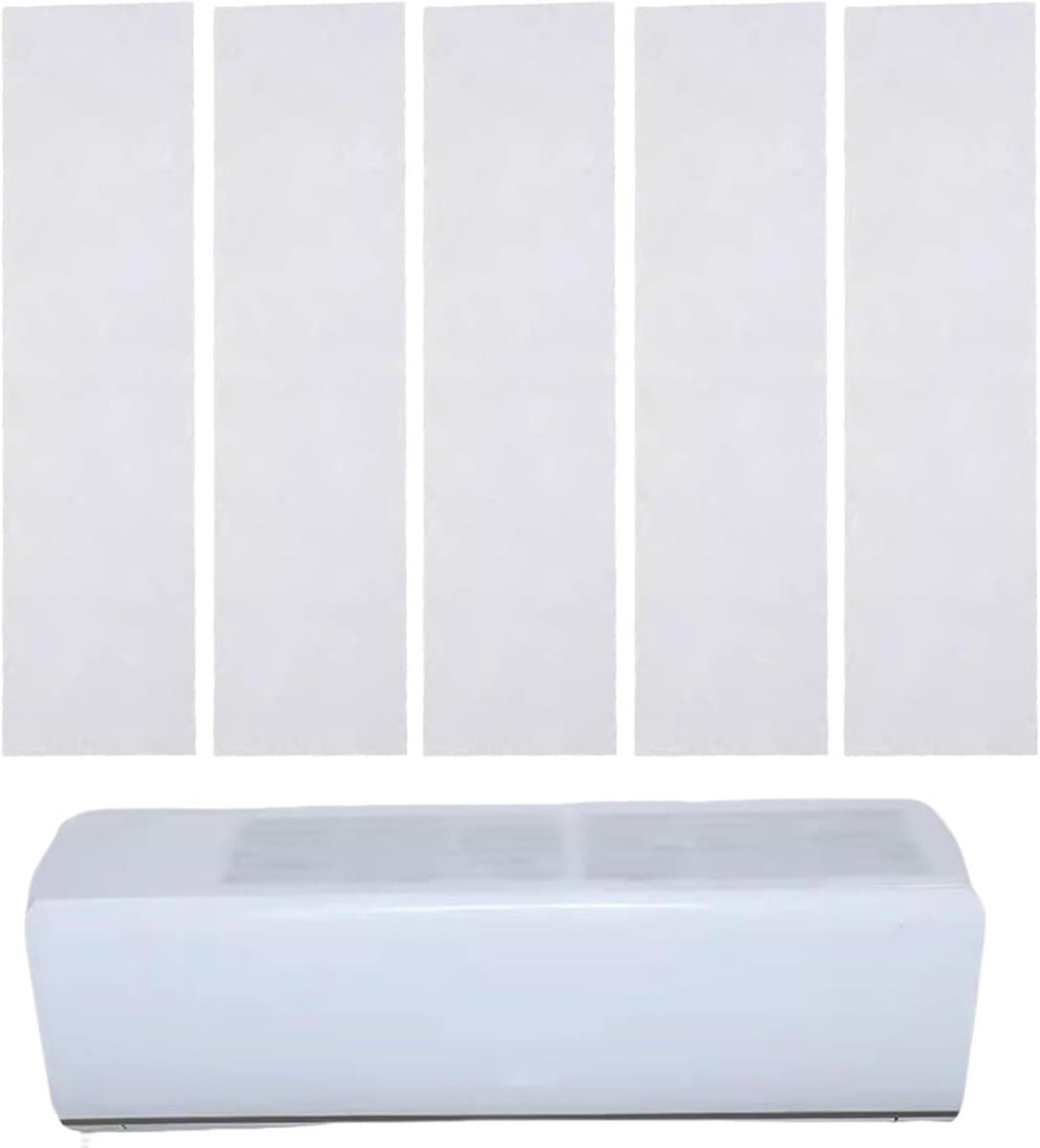 Ventilatiefilters - Nanovezel filters - Luchtzuivering - Snijbaar mesh - 22 x 80 cm - Wit