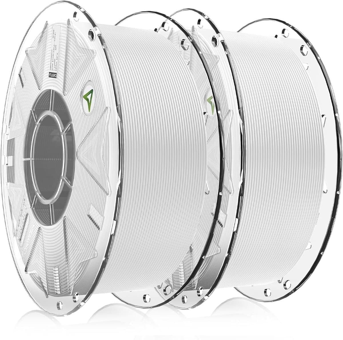 3D Printer Filament - PLA Draad - Hoge Snelheid Printen - Intelligente RFID Herkenning - 2kg Spoel 1.75mm - Wit