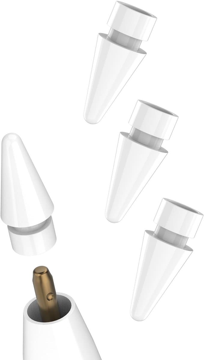 Store_8 - Vervangtips voor Apple Pencil - Geschikt voor iPad 1e en 2e Generatie - 4 Stuks - Precisie en Comfort - Innovatieve Schrijfervaring - Ide...