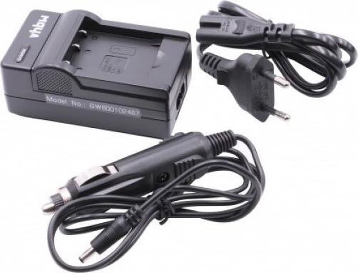 Camera accu snellader compatibel met Nikon EN-EL19 en Sony NP-BJ1 accu's