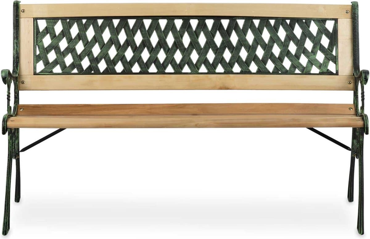 Tuinbank met rugleuning 124 x 74 x 43 cm Sofotel Fusio - bruin