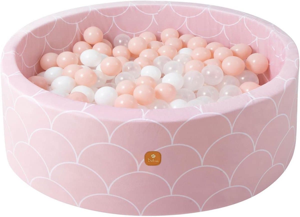 Ronde Ballenbak voor Baby en Kind - Superzacht Velours & Memory Foam - 90x30cm
