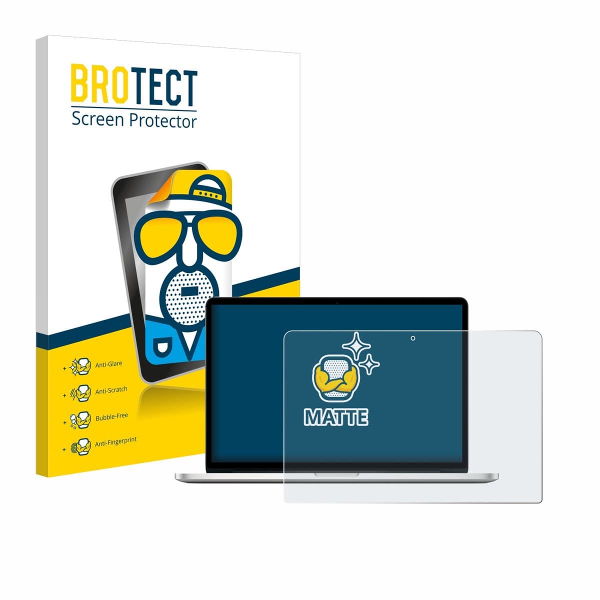 BROTECT - Screenprotector voor Apple MacBook Pro Retina 13" 2014 - Folie Beschermfolie matte