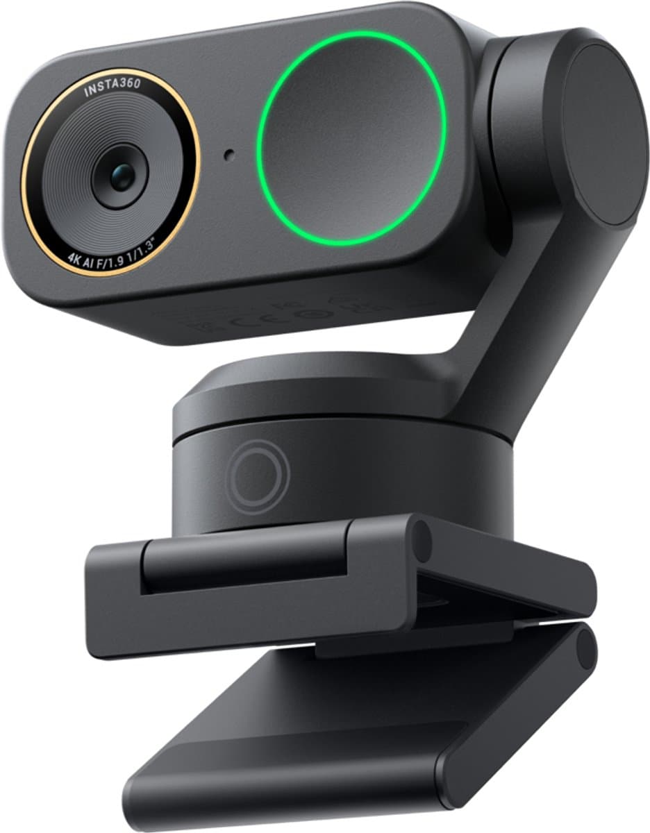 Insta360 – Link 2 Pro Graphite Black - AI-gestuurde Speakerphone - Inclusief Wave