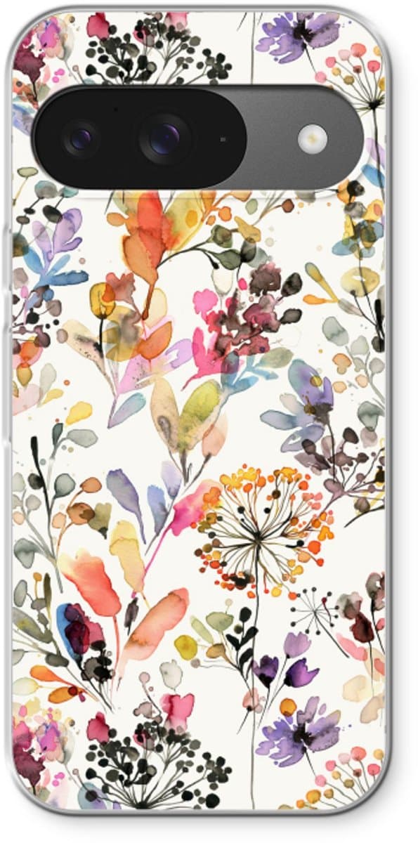 Case Company® - Hoesje geschikt voor Google Pixel 9 hoesje - Wilde grassen - Soft Cover Telefoonhoesje - Bescherming aan alle Kanten en Schermrand