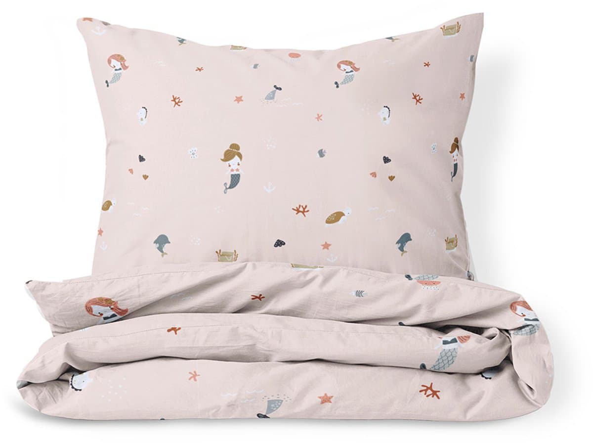 Petite Amélie Dekbedovertrekset – 120x150 cm – 100% Biologisch Katoen – Mermaid