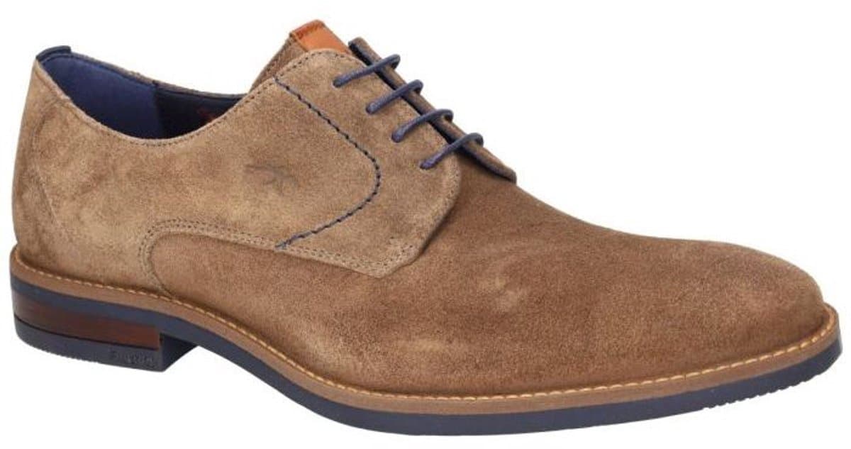 Fluchos -Heren - taupe - geklede lage schoenen - maat 46