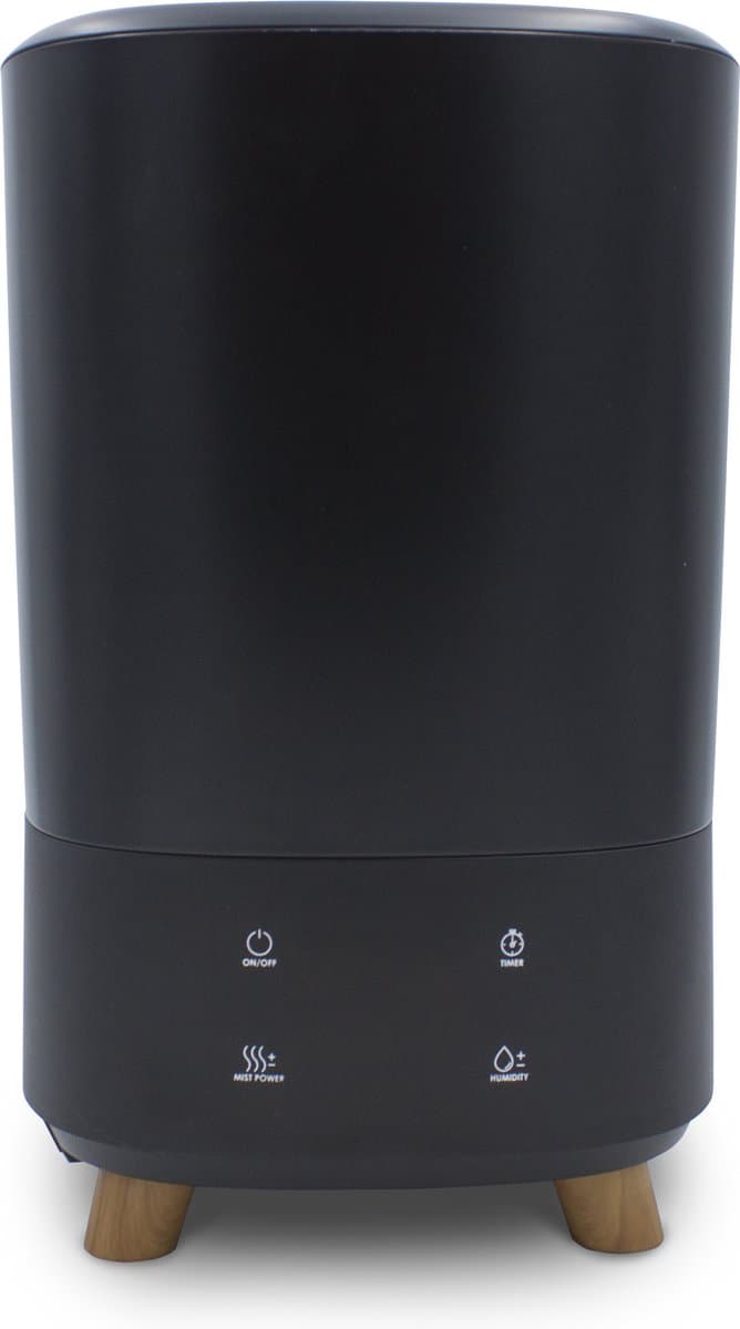 AIR AND ME Solnan - Ultrasoon bevochtiger 30m² + 280ml/u - zwart