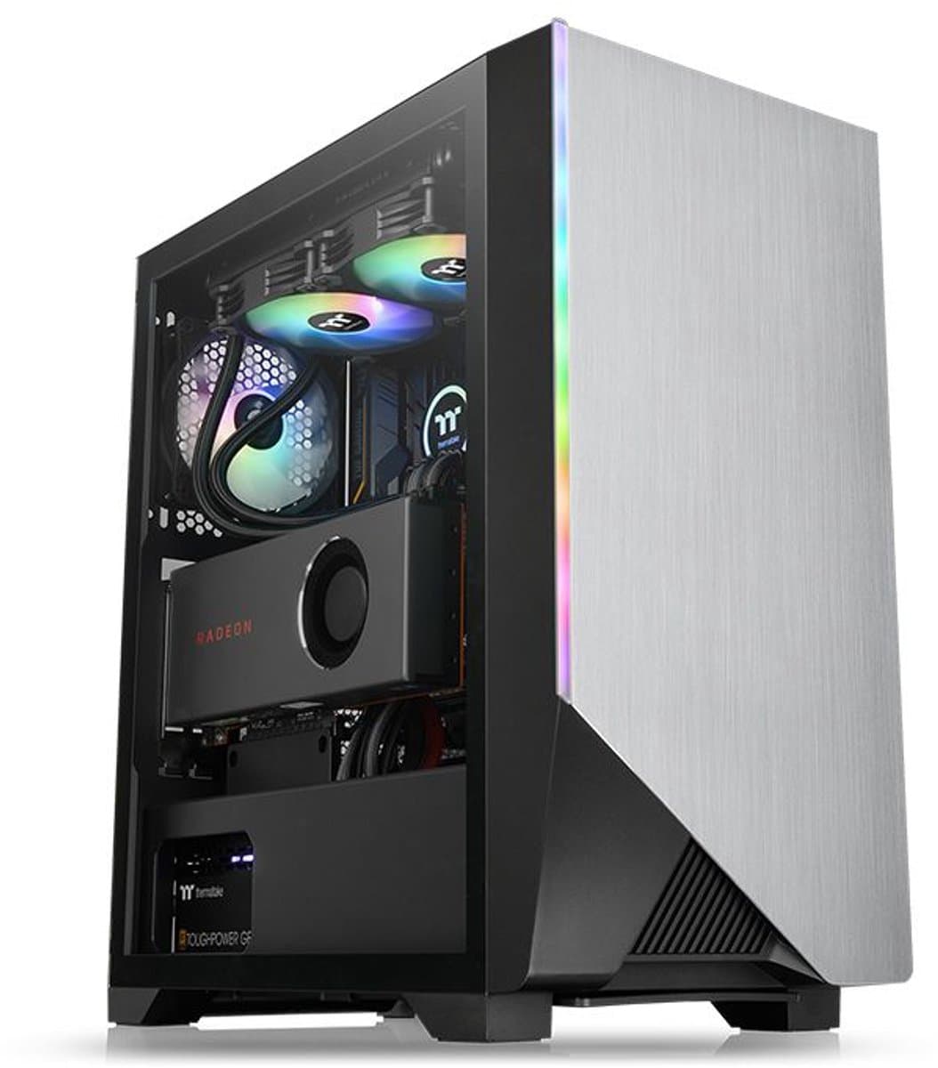 Thermaltake H550 TG ARGB Midi Tower Zwart, Grijs
