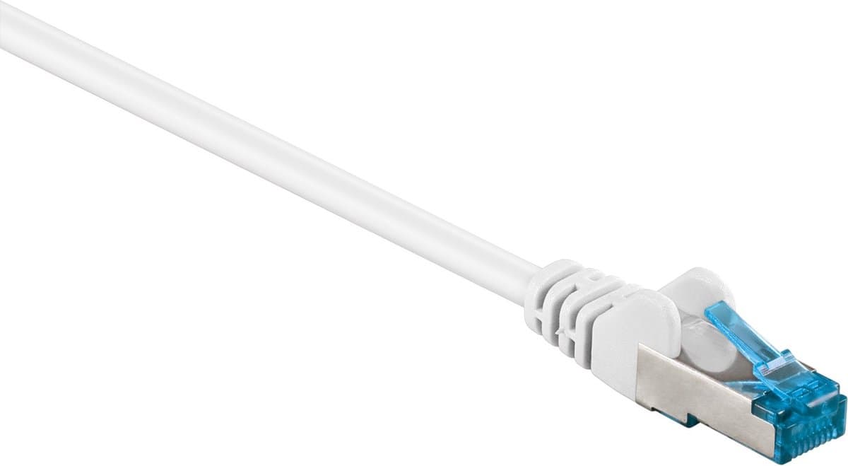 Goobay - S/FTP netwerkkabel CAT6a - Wit - 7,5 meter