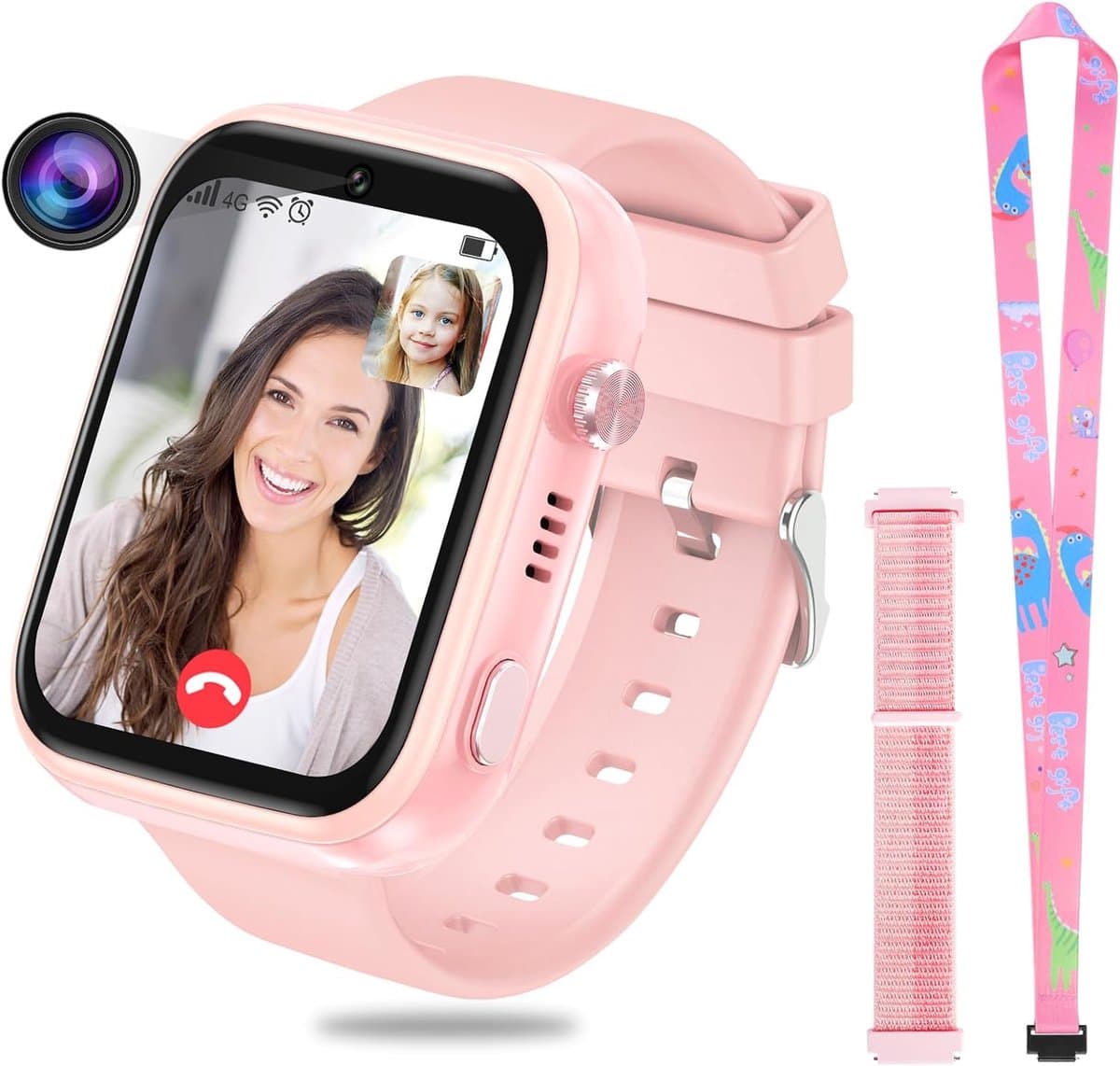 Smartwatch Kinderen - GPS Horloge Kind - 4G - Kinderhorloge - Kinder Smartwatch - Videobellen - GPS Tracker Kind