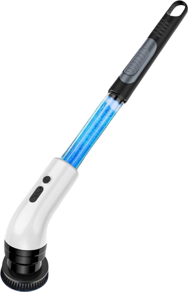 Purgato - Elektrische Schoonmaakborstel met Waterreservoir - Schrobber - 1500 mAh - 9 Opzetstukken
