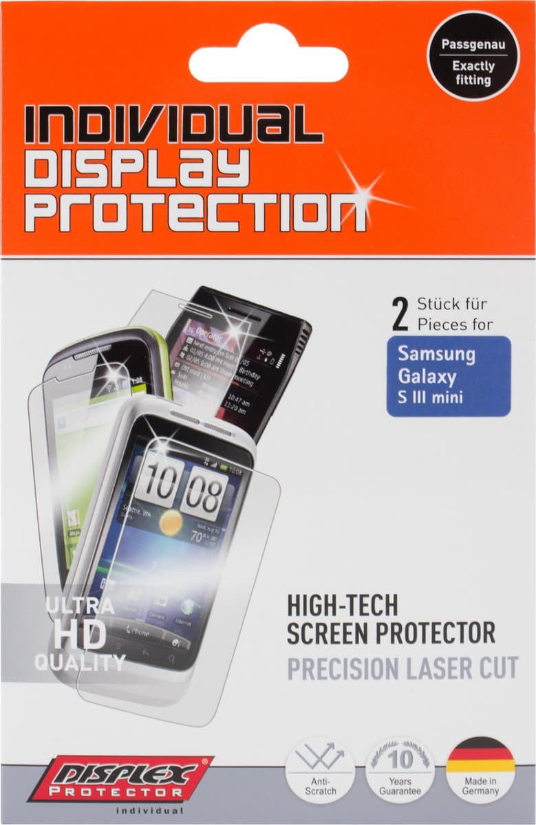 Displex CrystalClear Galaxy S3 Mini Transparant