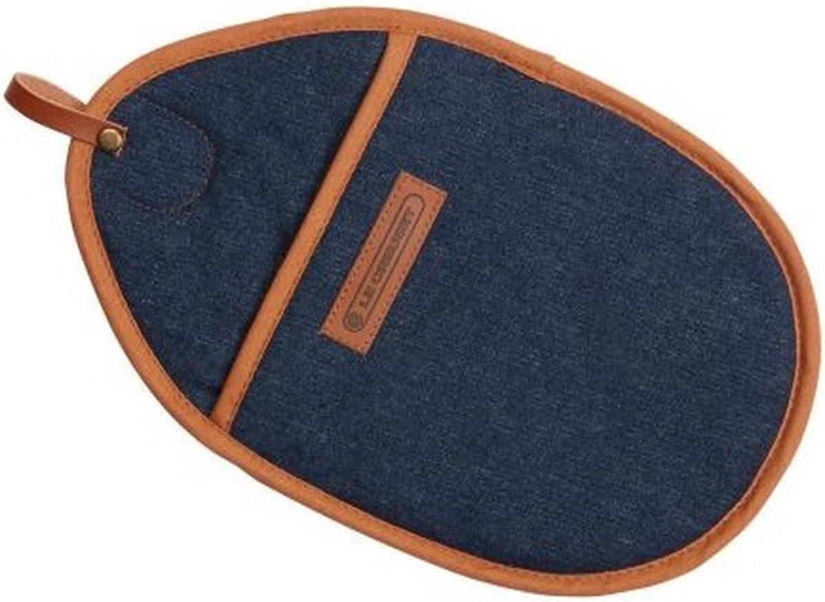 Le Creuset pannenonderzetter - Denim blauw, 31 x 21 cm
