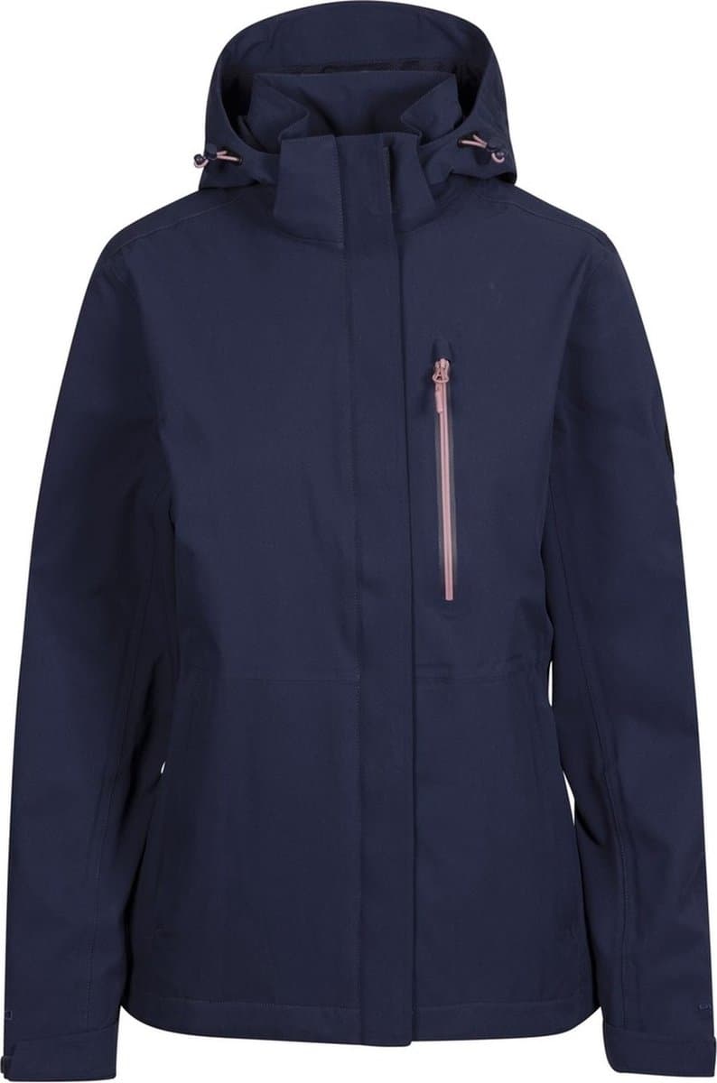 DLX damesregenjas Katya - Dlx Rainwear Jacket Navy-M