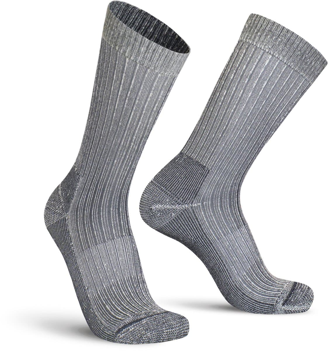 Worik - 2-Pack - Warme Werksokken - Schuim Demping - Heren / Dames - grijs - 41-43 - NORH