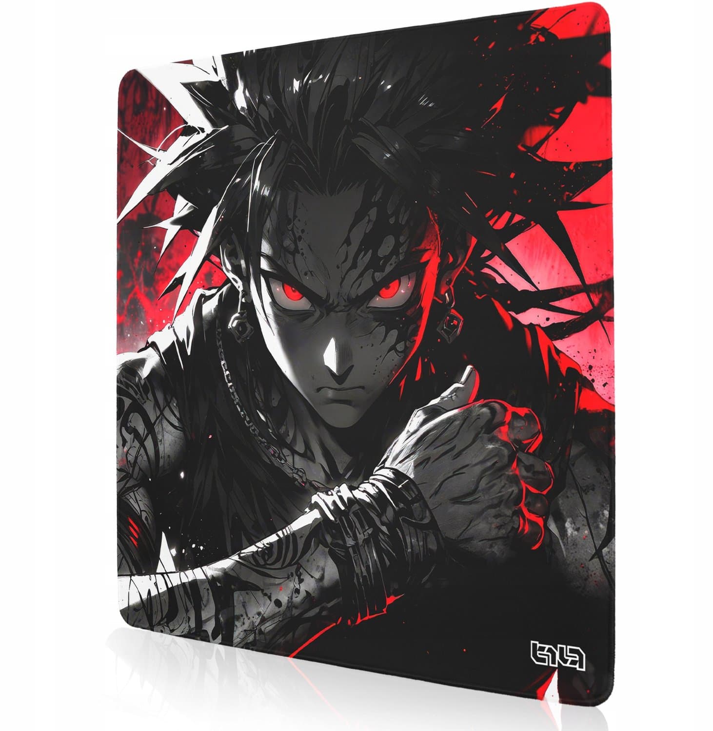 Ergonomische Gaming Muismat 50x50cm Anime 'Power Unleashed'