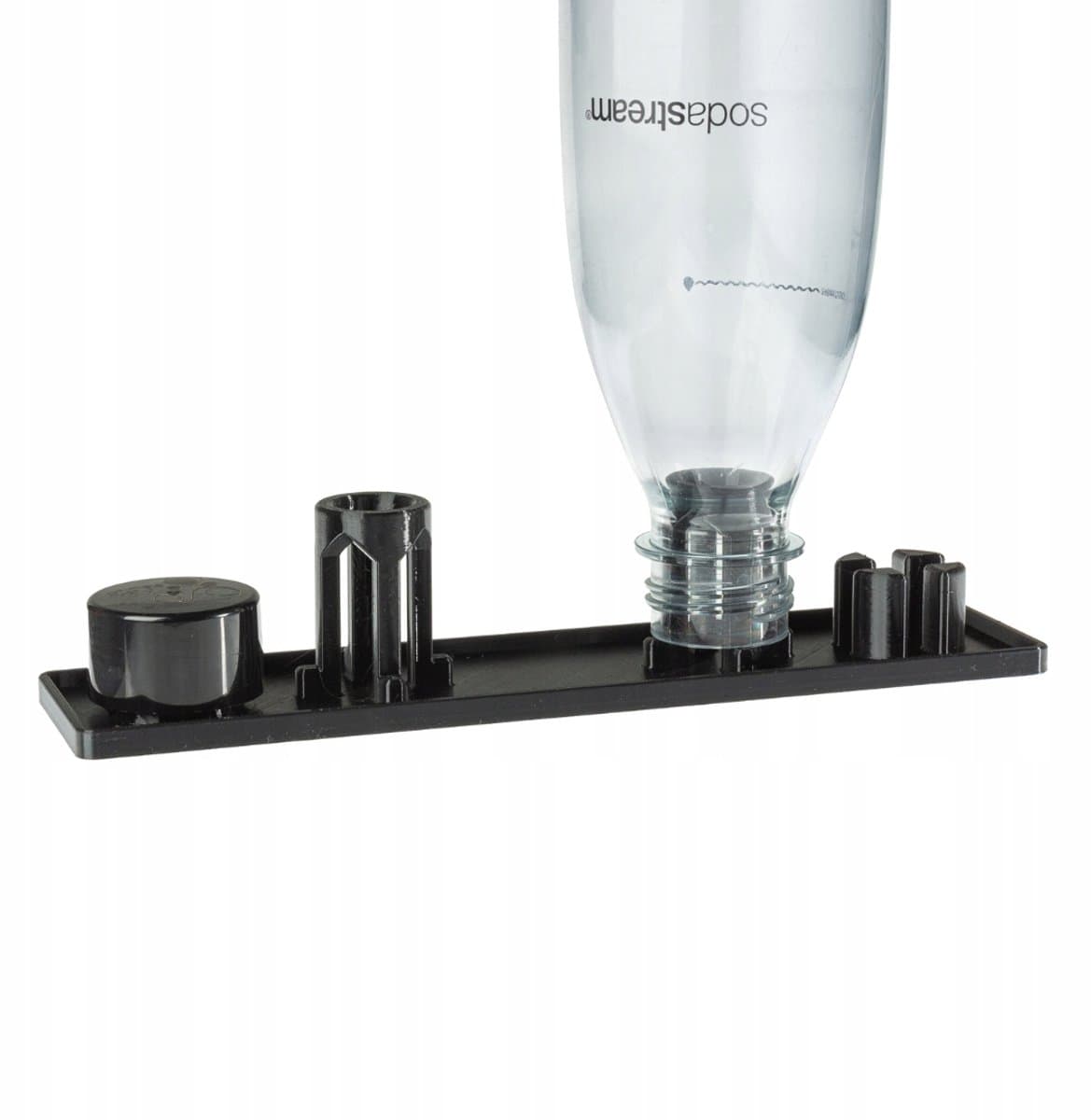 Zwarte SodaStream Flessenhouder & Cover Organizer Slank