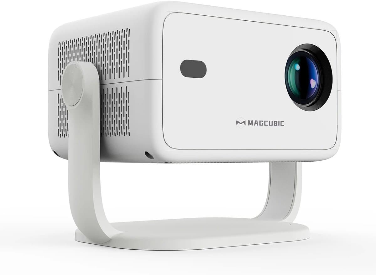 Tresaro Magcubic L018 Mini Beamer, Beamer en Projector – Full HD 1080P, 650 ANSI-Lumen, Draagbare Mini Beamer met Android OS, Bluetooth, Ingebouwde Luidspreker en Projectiegrootte tot 300 Inch voor Home Cinema, Gaming en Presentaties