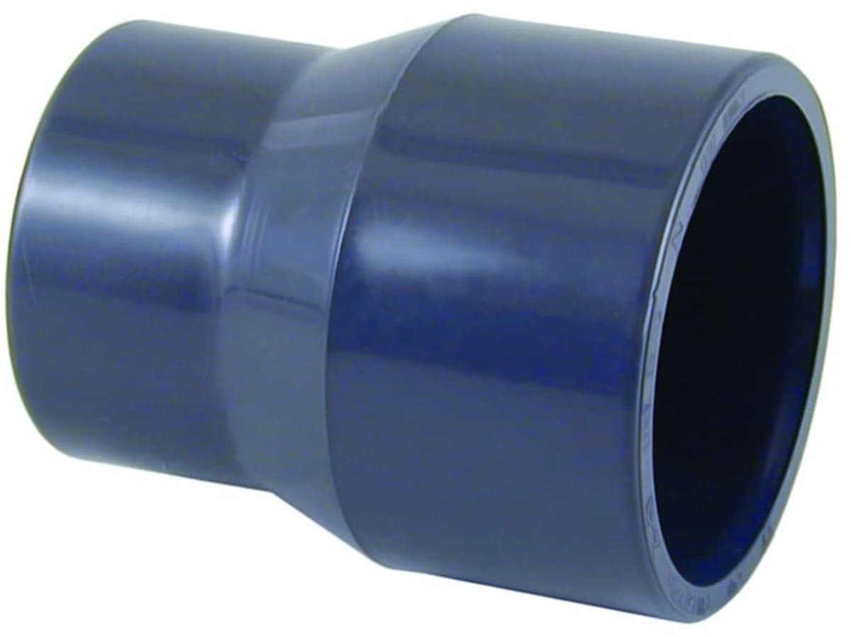 PVC Reductie 40-32mm x 25mm, Lange Reductie PN16