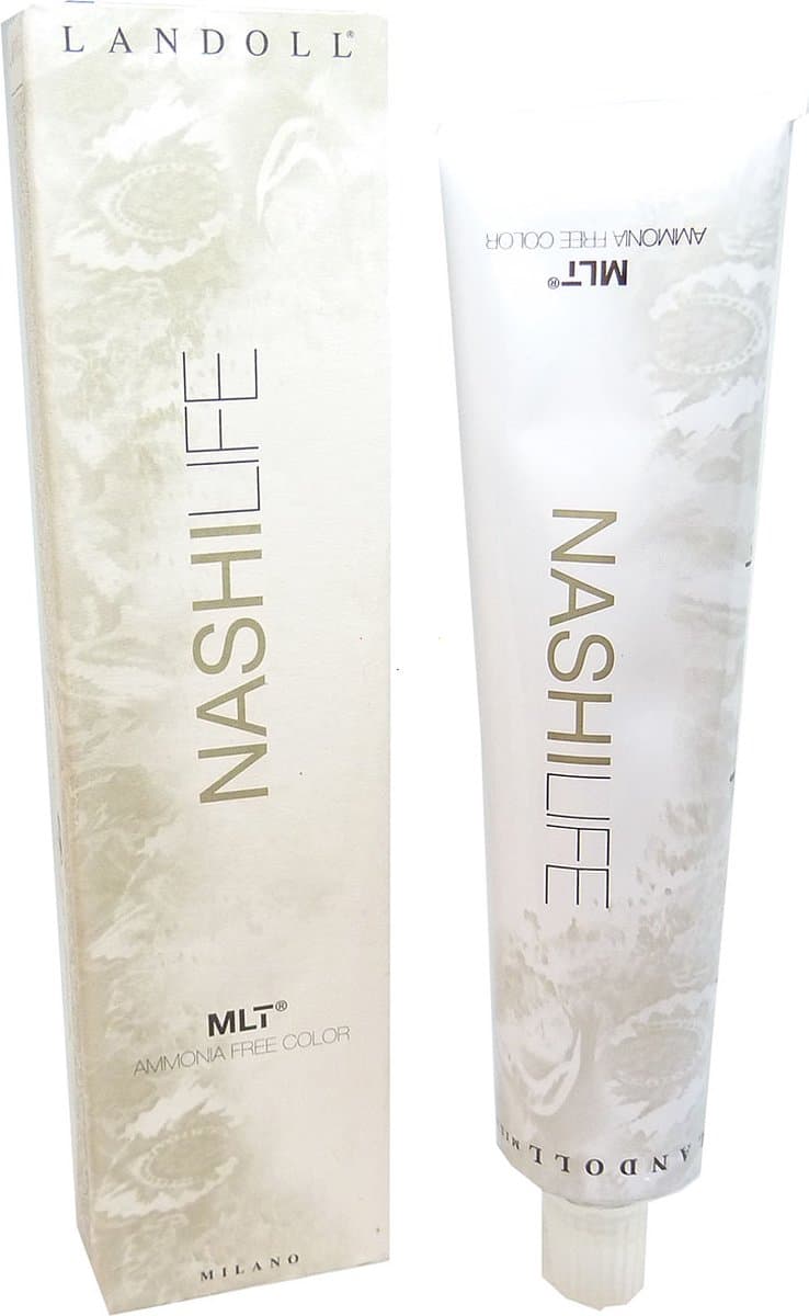 Landoll Nashi Life Ammonia Free Crème Haarkleur Permanente Kleuring 60ml - 04,20 Intense Purple Brown / Intensives Lila Braun