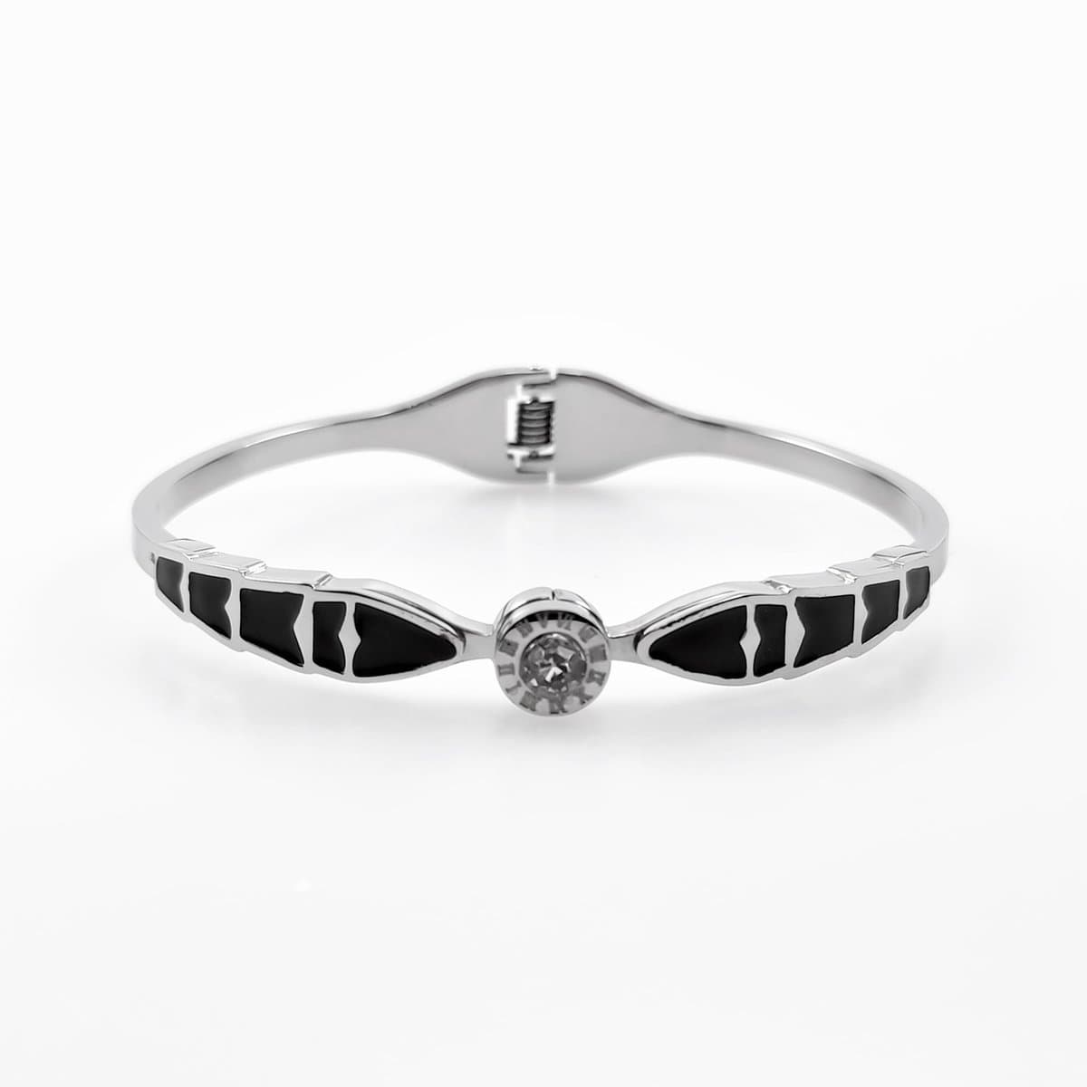 Dames Bangle Armband - Slangen Design - RVS Zilverkleur