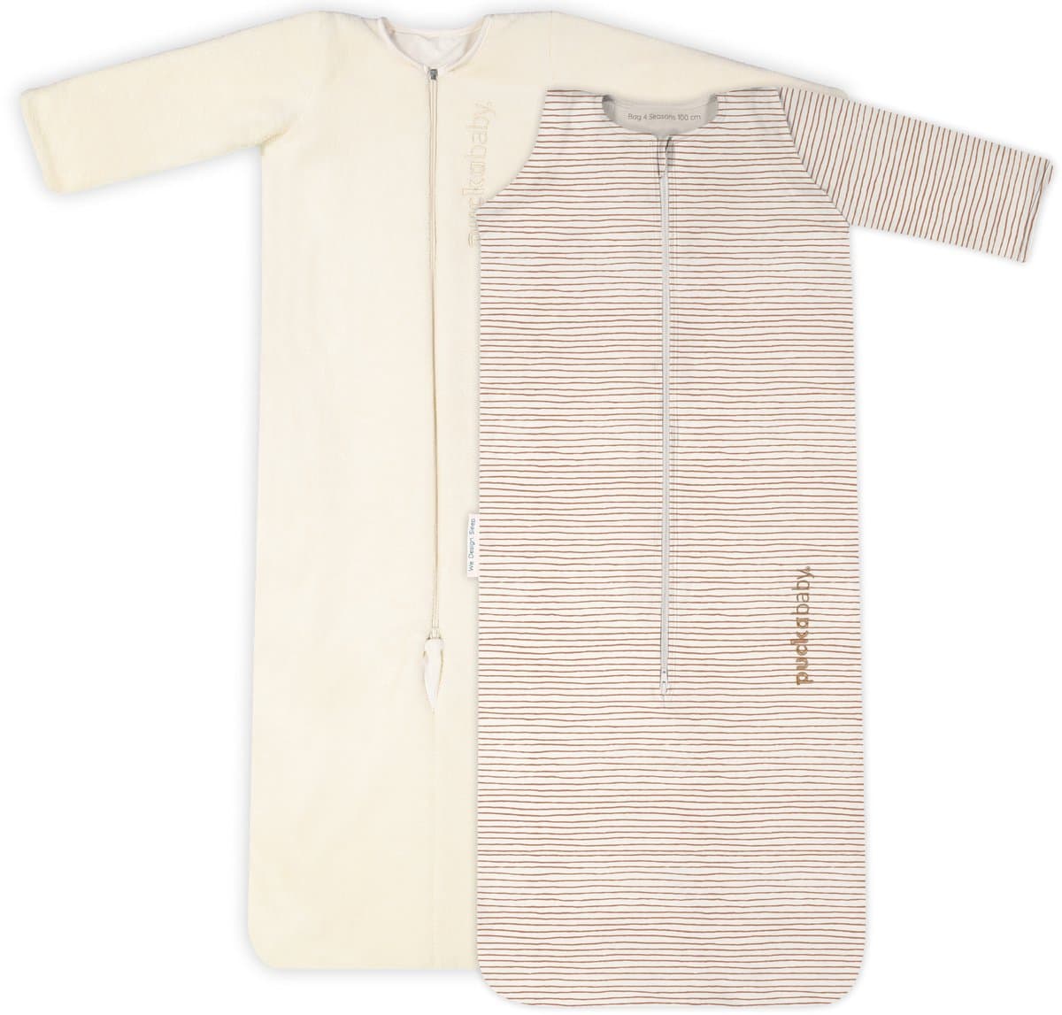 Puckababy Bag 4 Seasons slaapzak baby (6m-2.5j) - Hazel Stripes - TOG 0.25-2.0 - 4 seizoenen