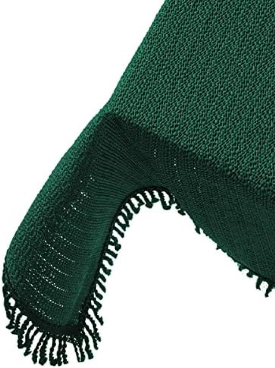 PromoHome Tuintafelkleed 130x160 cm - Weerbestendig tafelzeil met franjes