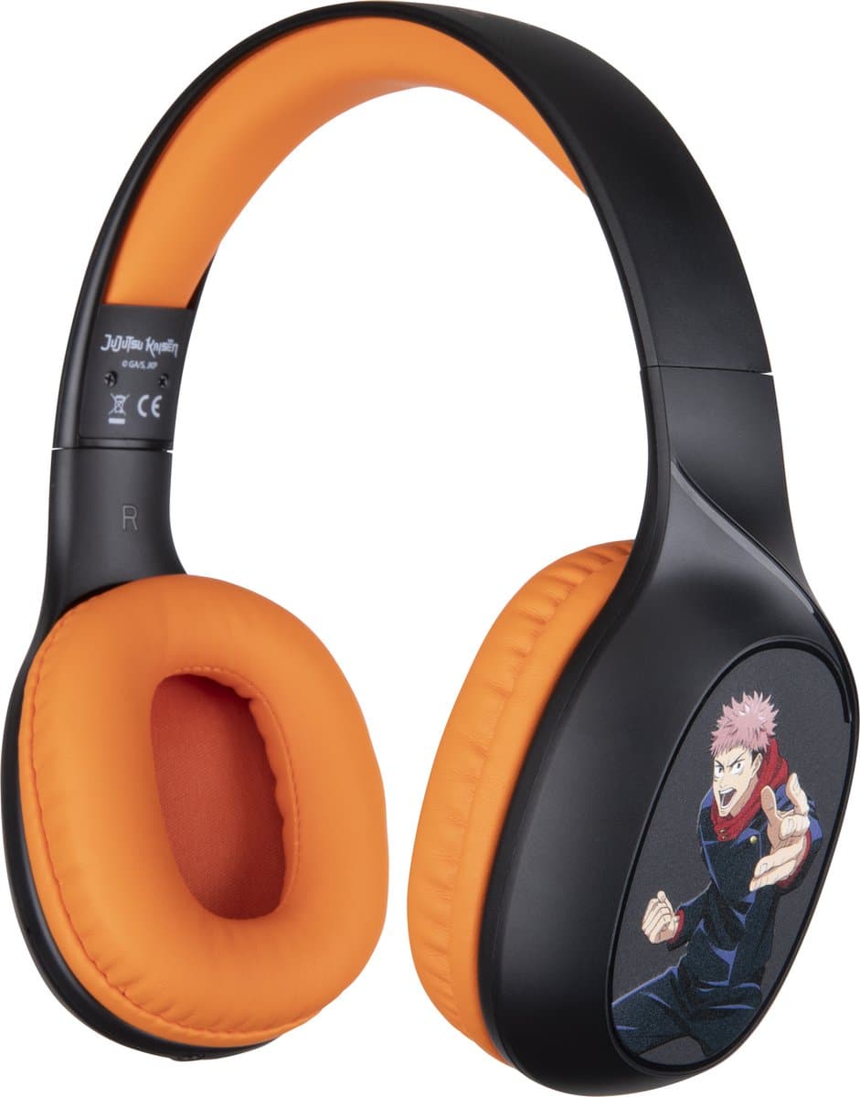 Jujutsu Kaisen - bluetooth koptelefoon over-ear - 30 uur speeltijd - microfoon - bluetooth 5.3 - verstelbaar