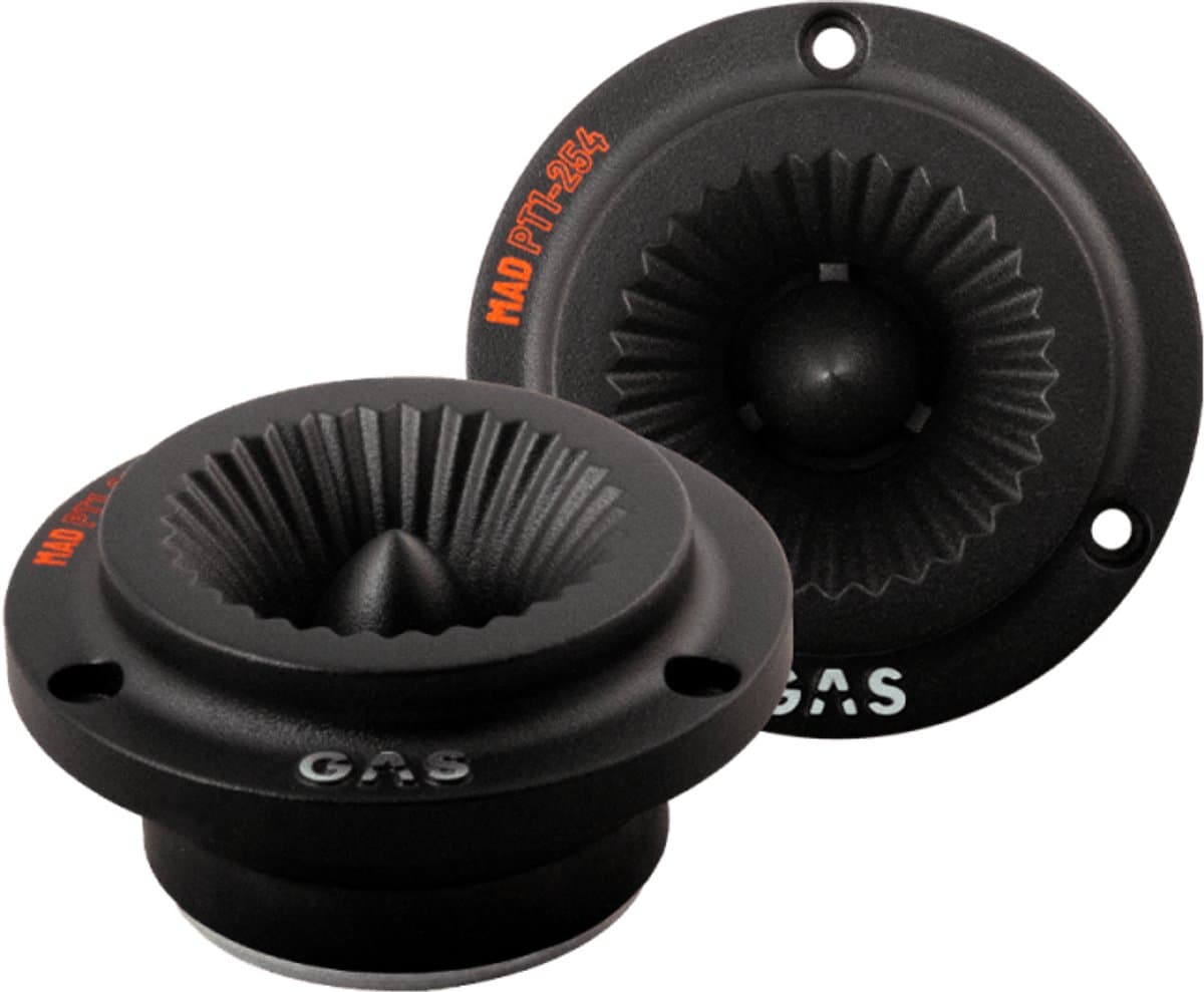 Gas Audio Power Gas Mad Level 2 Horn Tweeter 1 voor Auto Geluidssystemen en Hoogwaardige Geluidskwaliteit