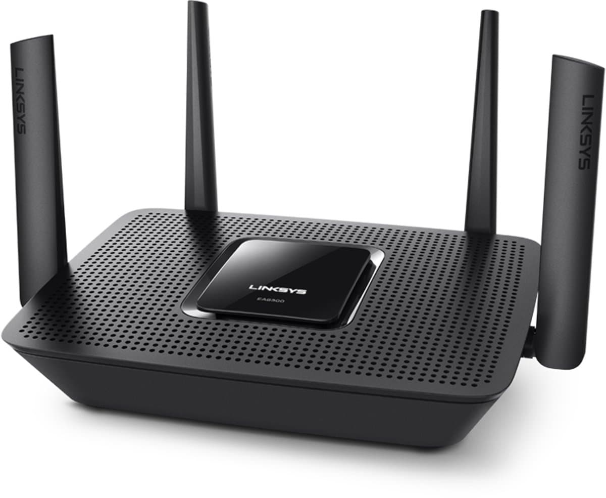 Linksys EA8300 draadloze router Gigabit Ethernet Tri-band (2.4 GHz / 5 GHz / 5 GHz) Zwart